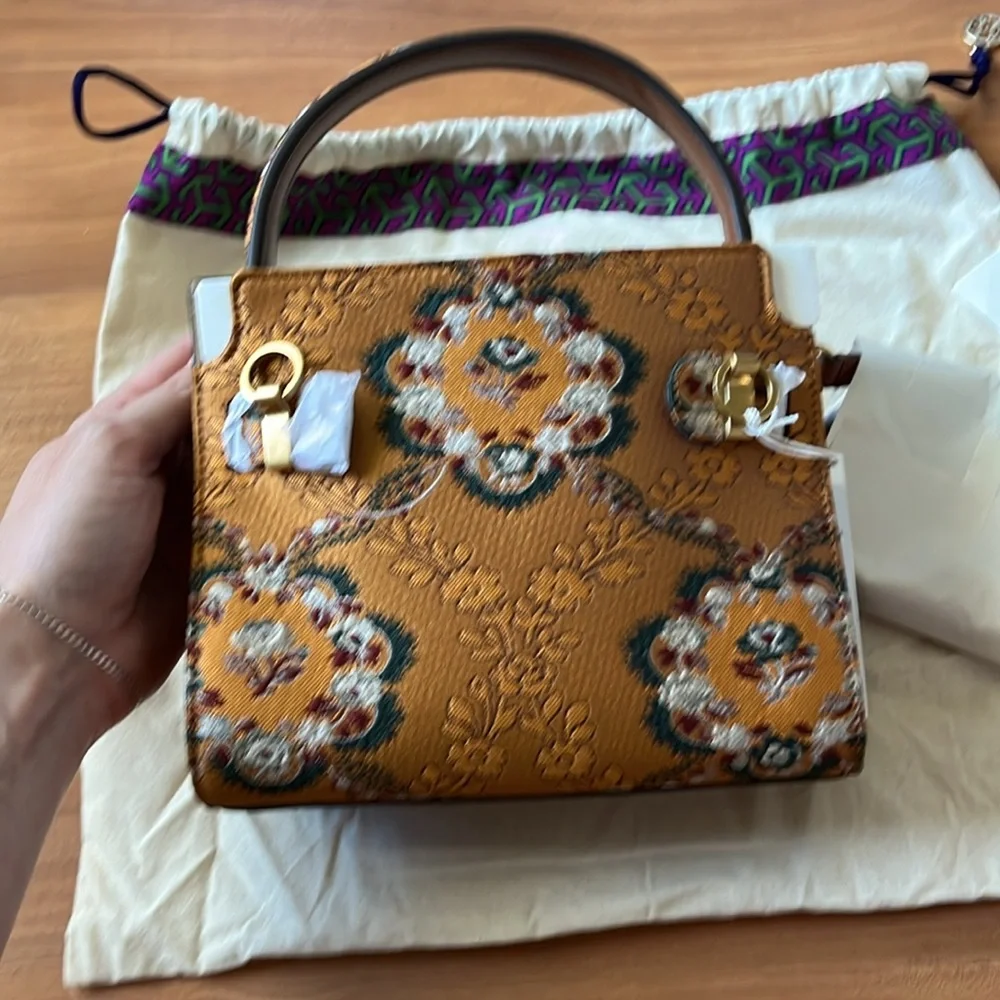 Tory Burch Lee Radziwill Petite Double Bag - Picture 4 of 9